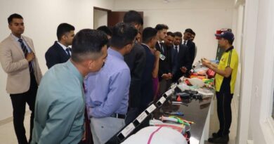 प्रशिक्षु आईपीएस अधिकारियों का SDRF मुख्यालय भ्रमण