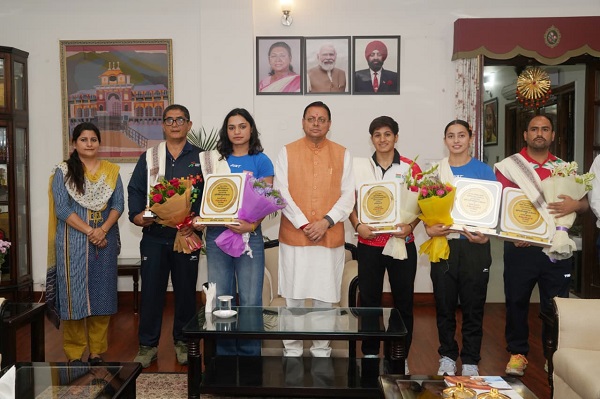 उत्तराखंड की बेटियां खेलों में लगातार रच रही हैं नए कीर्तिमान, सरकार खिलाड़ियों को हरसंभव सहयोग देने के लिए प्रतिबद्ध- मुख्यमंत्री