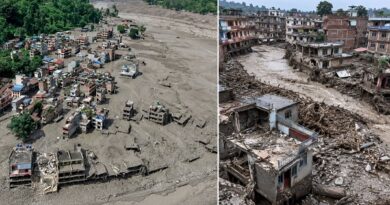 नेपाल-चीन सीमा पर बाढ़ से भारी तबाही,