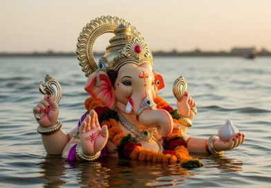 मुंबई में गणेश विसर्जन को लेकर उमड़ा आस्था का सैलाब, सुरक्षा के कड़े इंतजाम