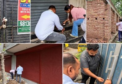 एमडीडीए का अवैध निर्माणों पर बड़ा प्रहार, सात स्थानों पर सीलिंग